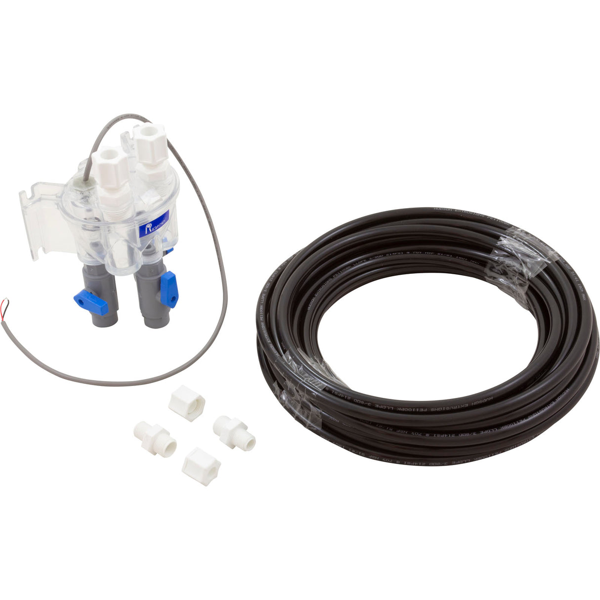 Globe Flow Cell, Rola-Chem Digital Cntrl Sys, w/ Flow Switch : 550180 - Rola-Chem/Paradise Industries - 757706002325 - PartsForSpas.com