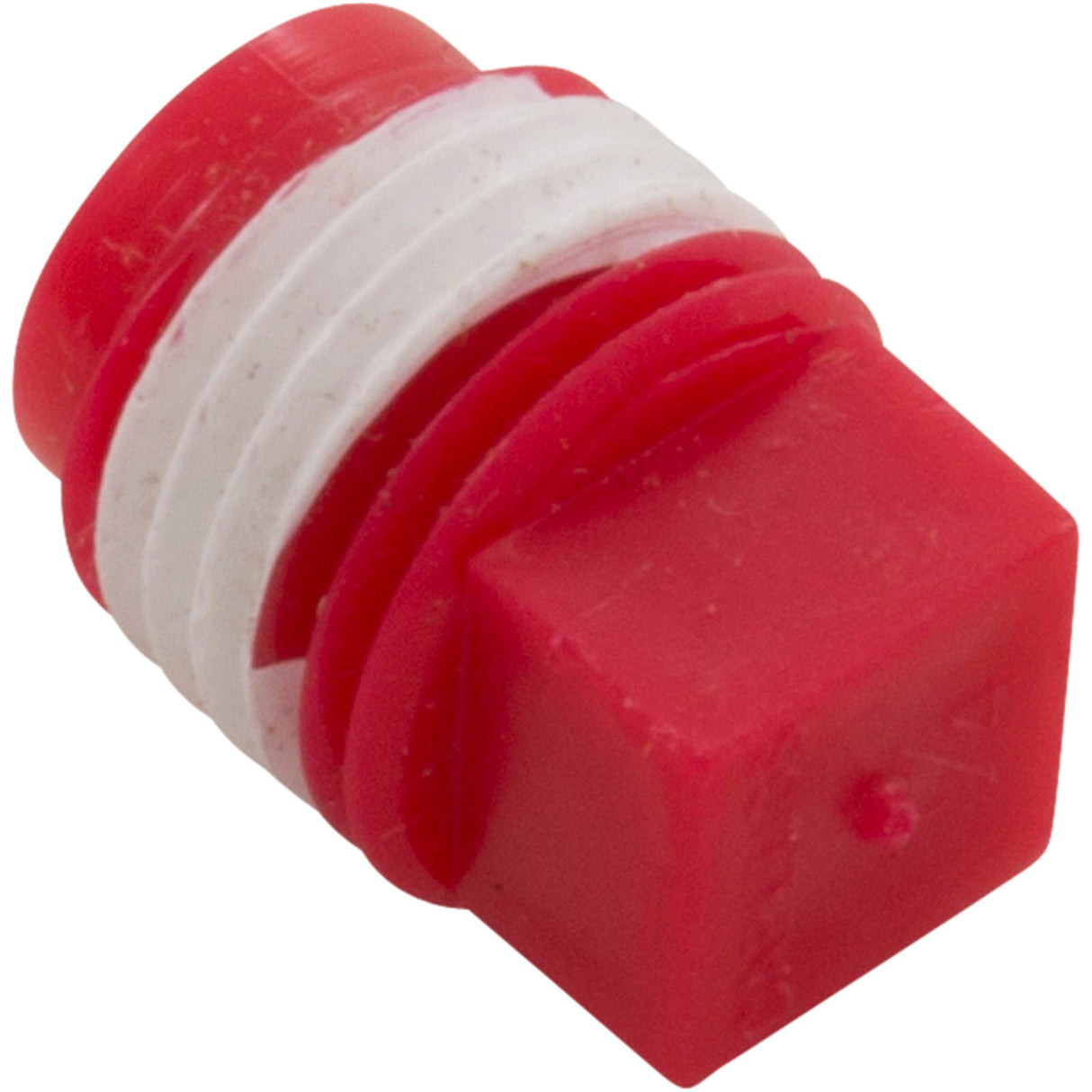 Plug, Blue-White, F-300/D-300/U-300, Red w/PTFE Tape : F-3005 - Blue-White Industries, Ltd - F-3005 - PartsForSpas.com