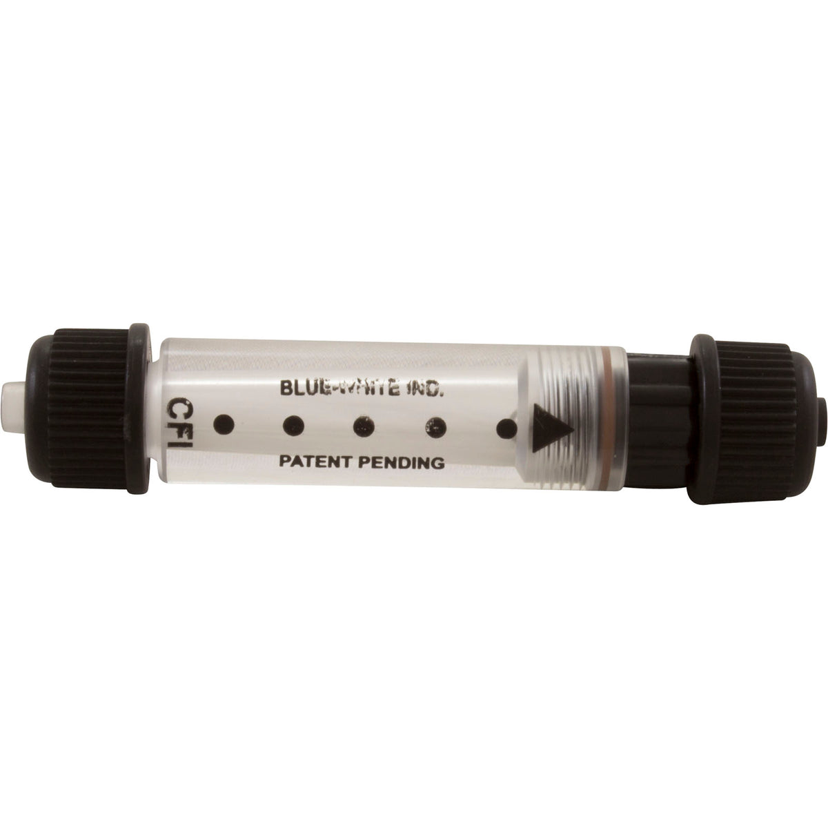 Flow Indicator, Blue-White, for 3/8"od tubing, SS Bobbin : FI-100S-6V