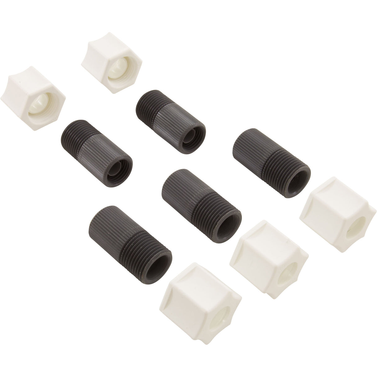 Connecting Nut, Qty 5, Stenner, 3/8", w/ 1/4" Adapter : MCADPTR - Stenner - 840034722635 - PartsForSpas.com