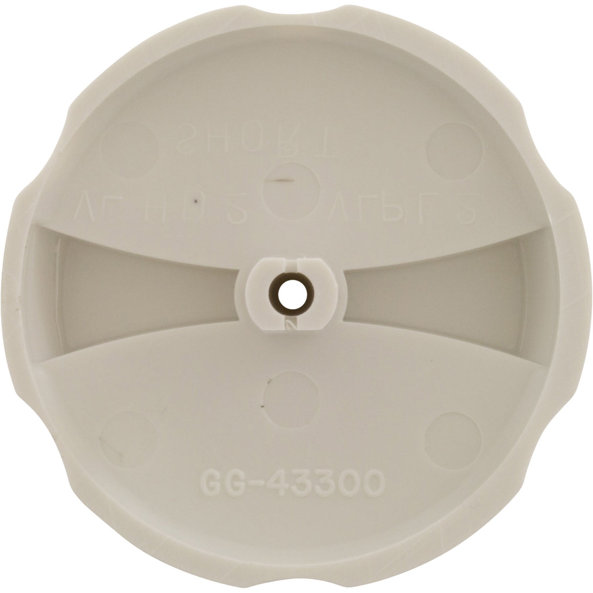 Handle, Raised Subassembly- CLASSIC WHITE : 43300-CW - GG/Balboa - 43300-CW - PartsForSpas.com