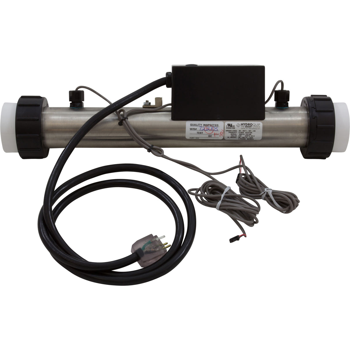 Heater, FloThru, PS-B Series M7™, 15"x 2", 230v, 5.5kW, 60"Crd : 48-PS55-B