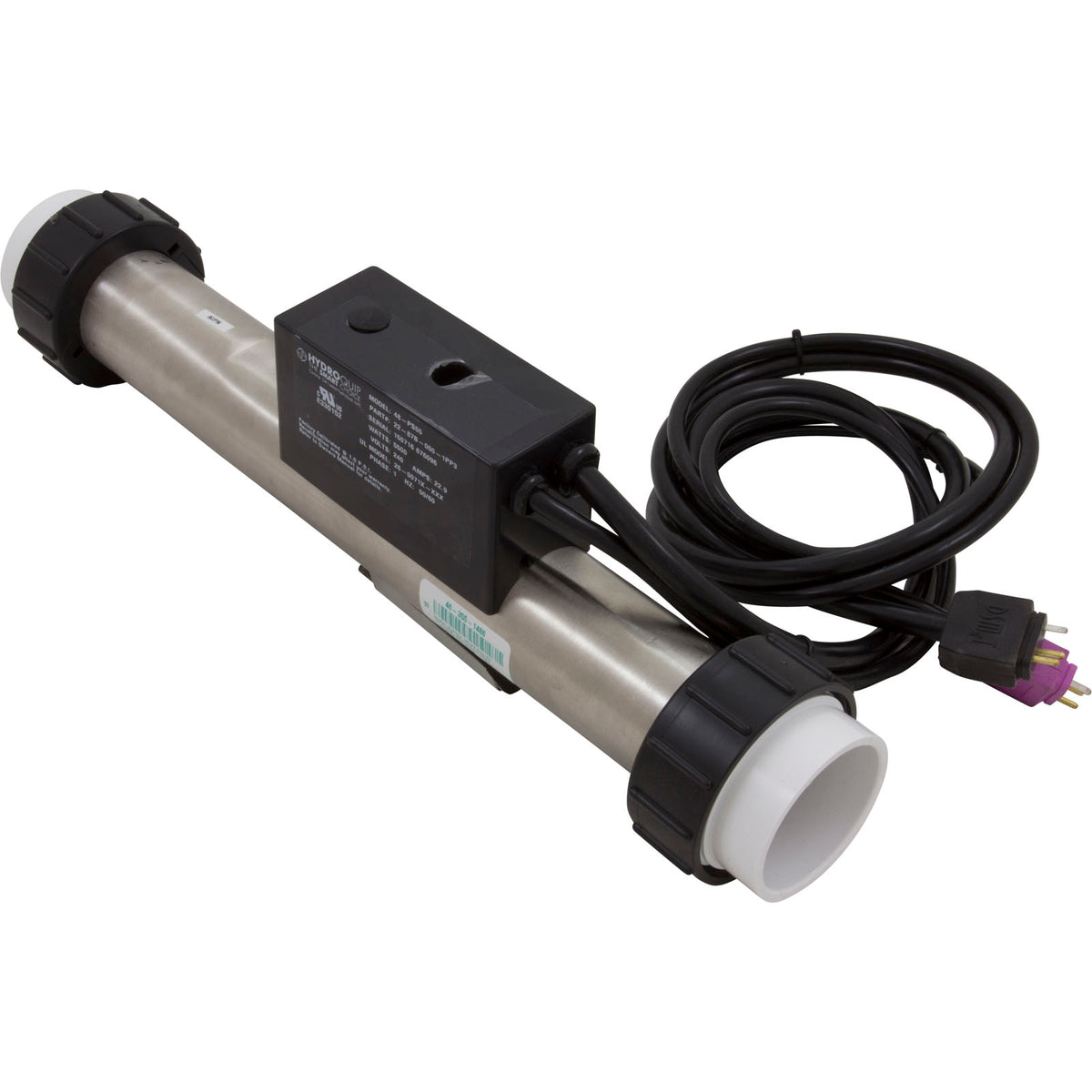 Heater, FloThru, HQ PS Elec, 230v, 5.5kW, w/Long Cord, Slide : 48-PS55