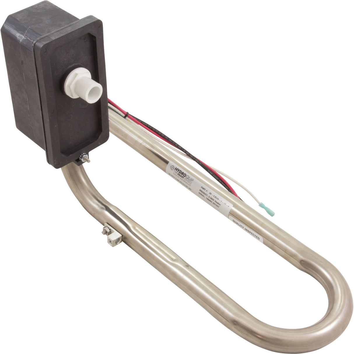 Heater, LowFlow, D-1 Tri-Bend, 2.1/3.4kW, 115/230v : 26-C3548-1-7T-K
