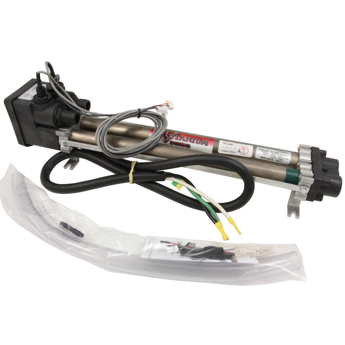 Heater, LowFlow, Watkins, 4.0kW, Auto-Reset HL, w/Sens, Fl Switch : 26-C3072-5T-KF