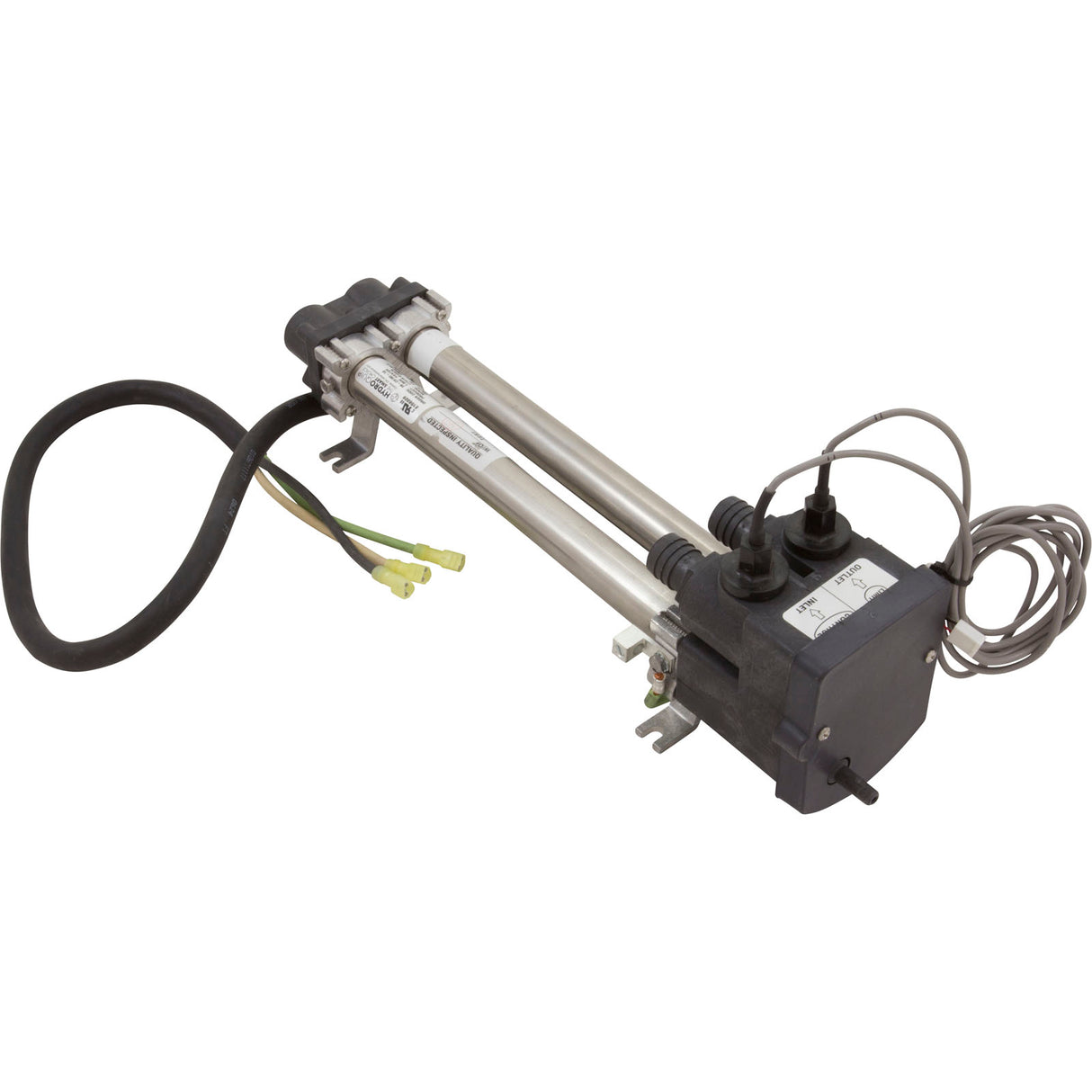 Heater, LowFlow, HydroQuip, 230v, 1.5kW, Auto Reset : 26-C3182-1S