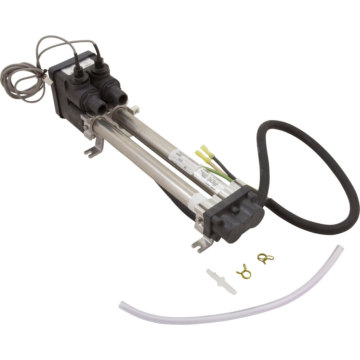 Heater, LowFlow, HydroQuip, 230v, 1.5kW, Auto Reset : 26-C3182-1S
