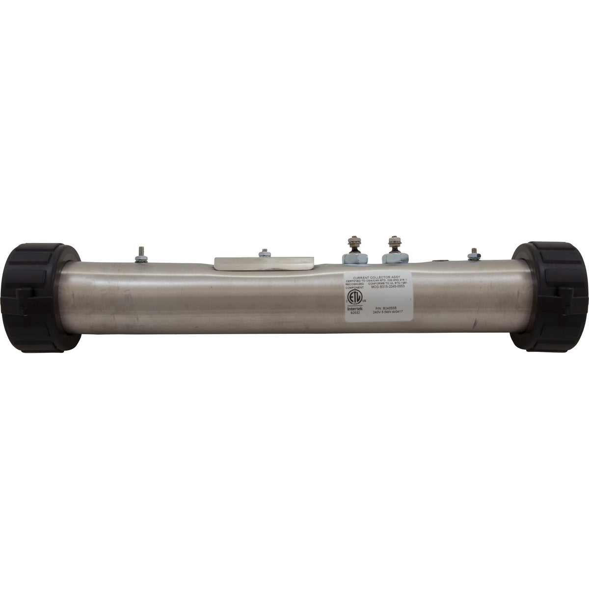 Heater, FloThru, Acura/ACC 15" x 2", 230v, 5.5kW, w/o TlPc : B24055B