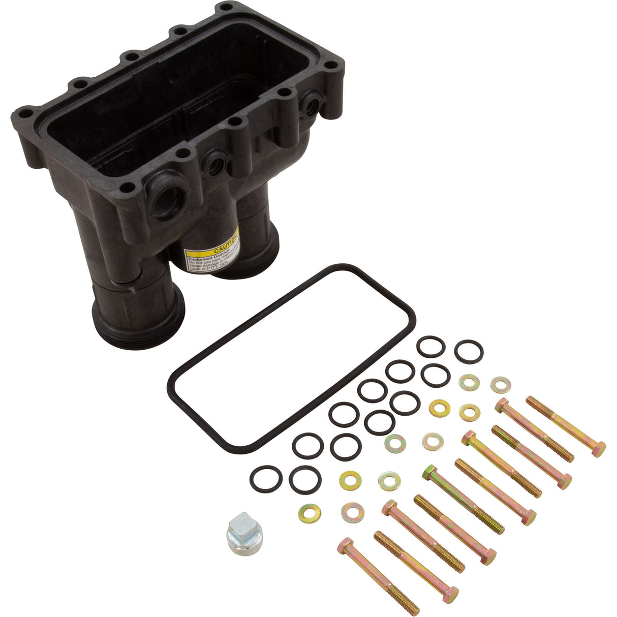 Basic Manifold Kit, Pentair MasterTemp : 474200 - Pentair - 788379807276 - PartsForSpas.com