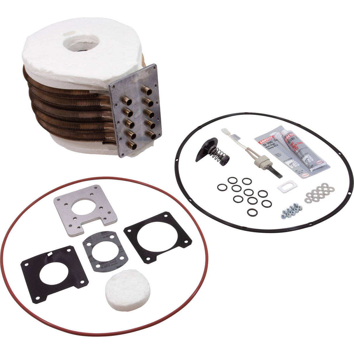 Tube Sheet Coil Assy, Pent Max-E-Therm 333HD, After 1-12-09 : 474064 - Pentair - 788379792022 - PartsForSpas.com