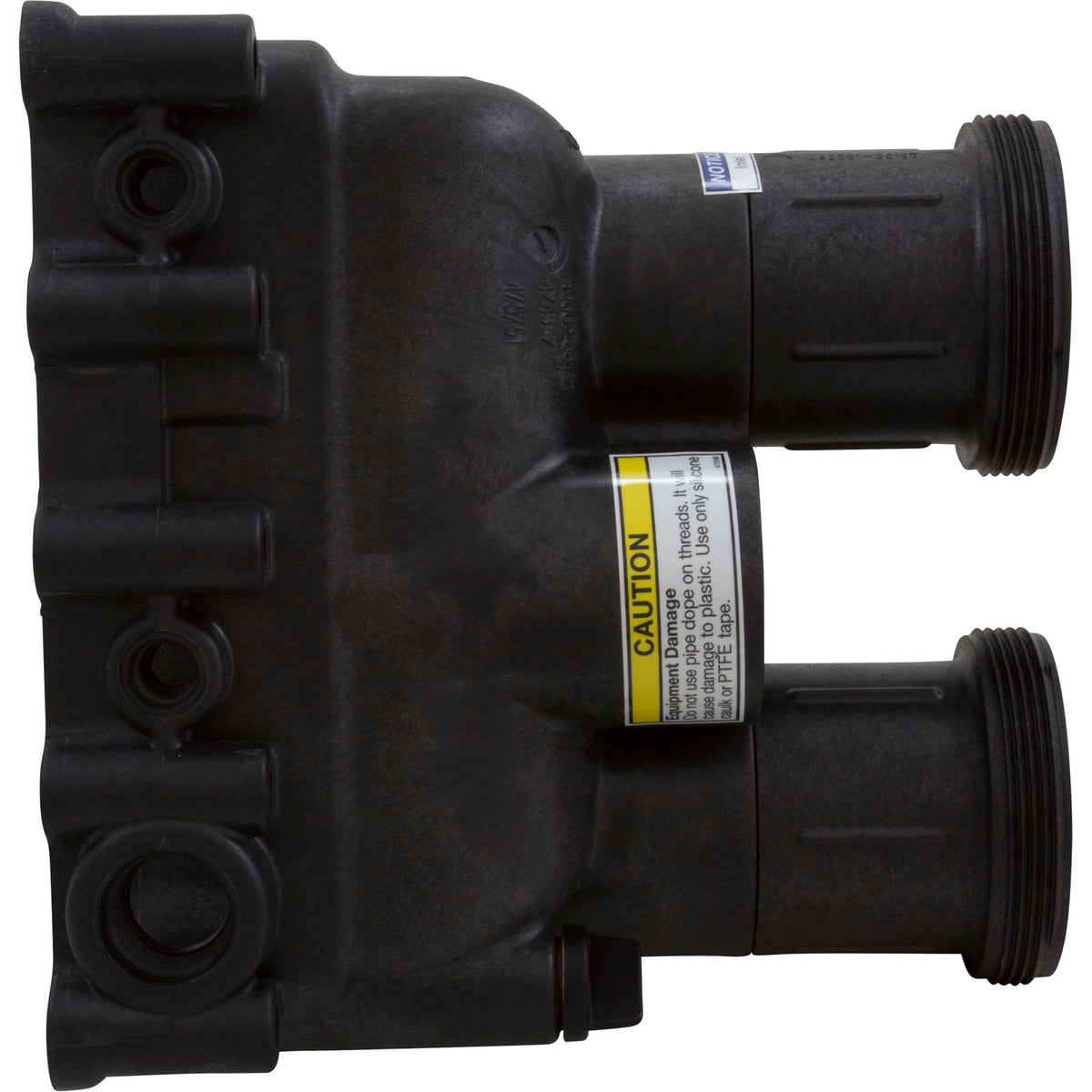 Manifold Body, Pentair Max-e-Therm SR200/333/400, w/O-Rings : 77707-0206