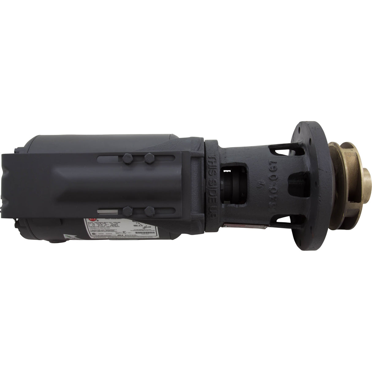 Integral Header Pump, Raypak, Hi Delta, 4.7 Impeller : 004845F - Raypak - 840891020401 - PartsForSpas.com