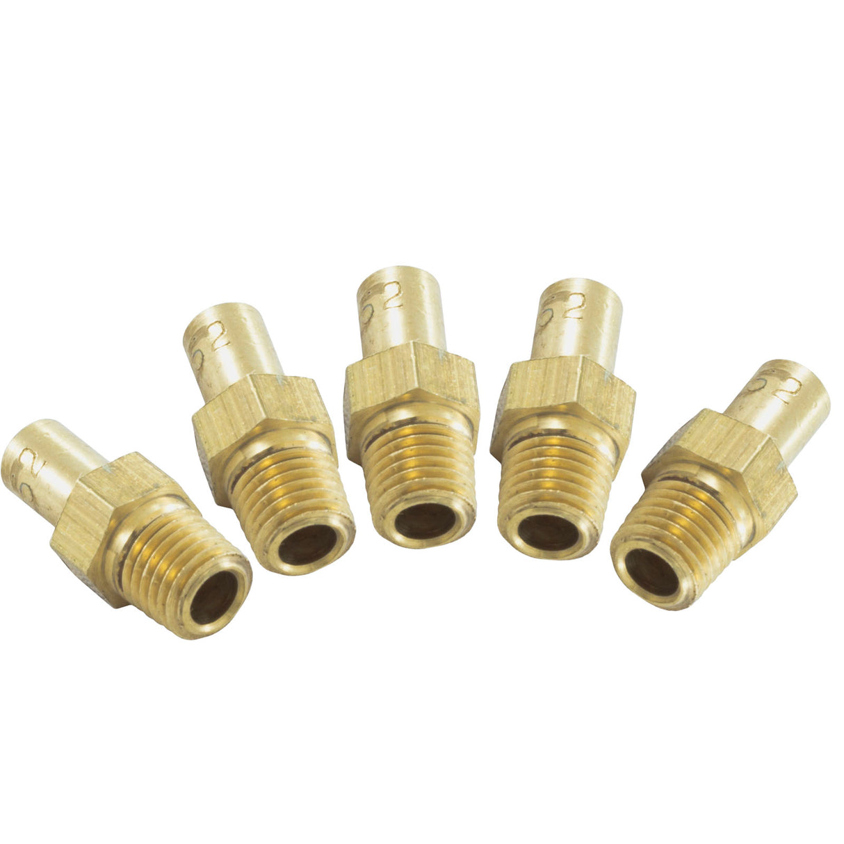 Burner Orifice, 5 Pk, Raypak Model 53A/55A, Nat., Sea Level : 350081F - Raypak - 350081F - PartsForSpas.com