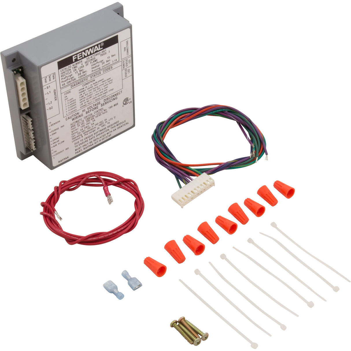 Ignition Control, Raypak Hi Delta 302A/B - 902A/B : 007374F - Raypak - 840891006428 - PartsForSpas.com
