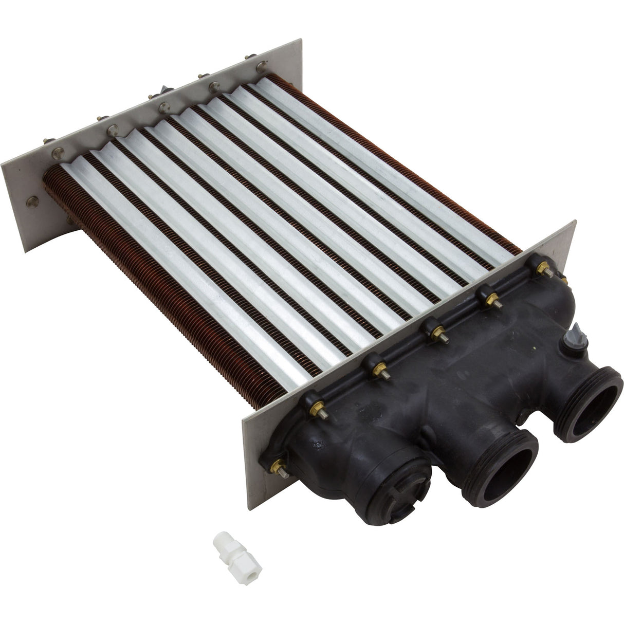 Heat Exchanger, Raypak Model 266A/267A, Polymer : 010044F - Raypak - 010044F - PartsForSpas.com
