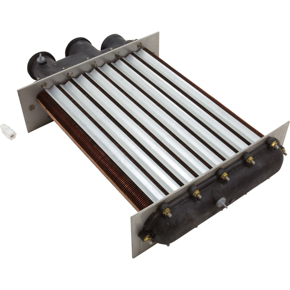 Heat Exchanger, Raypak Model 266A/267A, Polymer : 010044F - Raypak - 010044F - PartsForSpas.com