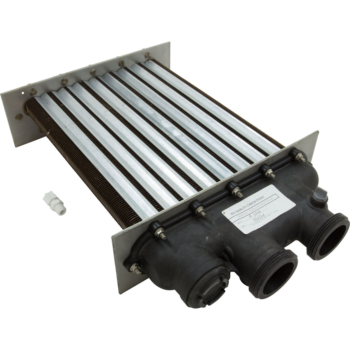 Heat Exchanger, Raypak Model 266A/267A, CuNi, Before 7/2013 : 010357F - Raypak - 010357F - PartsForSpas.com