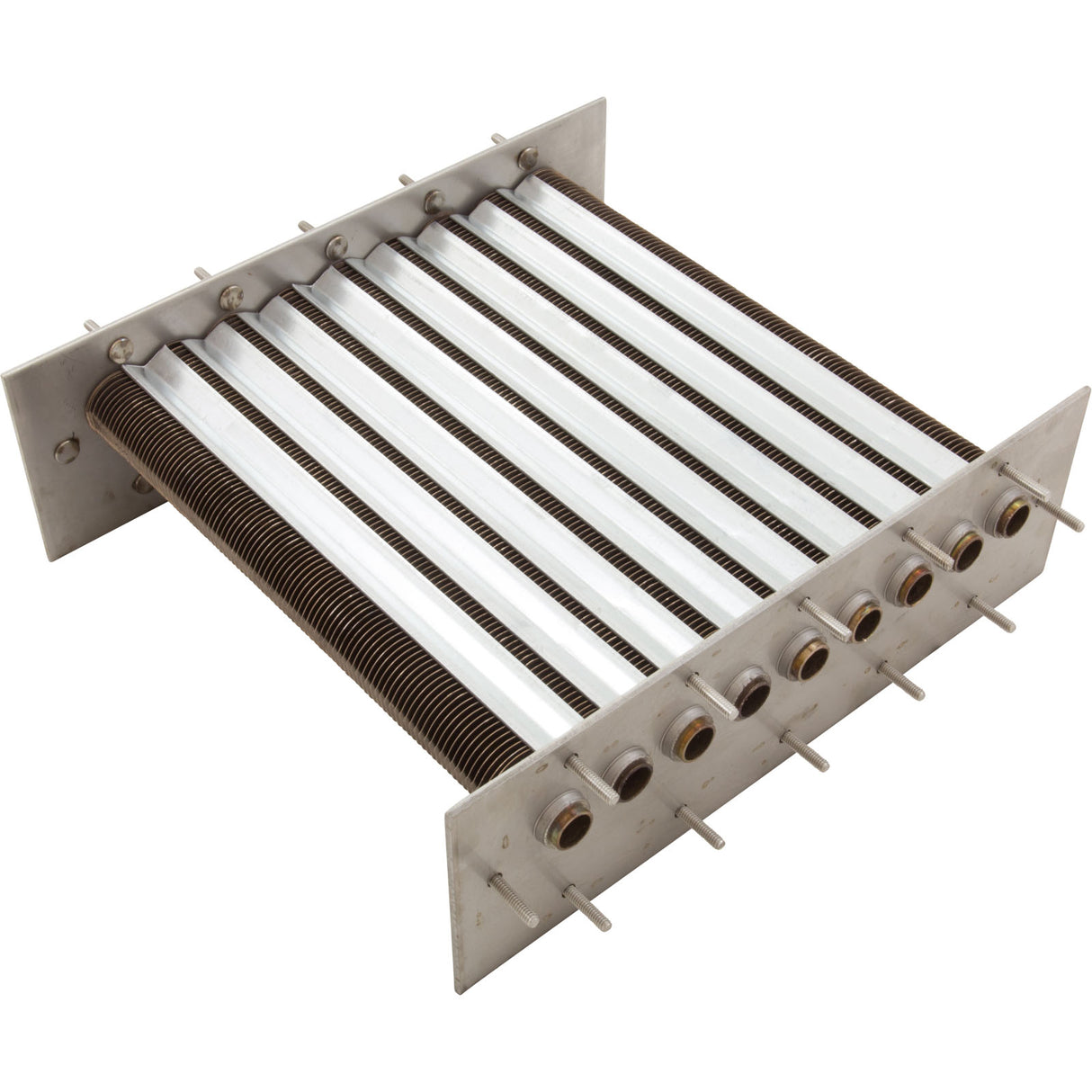 Tube Bundle, Raypak 206A/207A, CuNi/Polymer, Before 7/2013 : 010364F - Raypak - 840891019619 - PartsForSpas.com