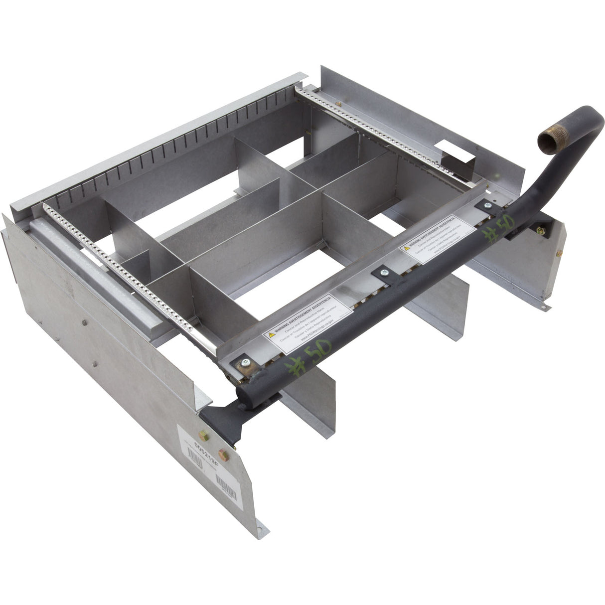 Burner Tray, Raypak Model R335, with out Burner, Sea Level : 005219F - Raypak - 005219F - PartsForSpas.com
