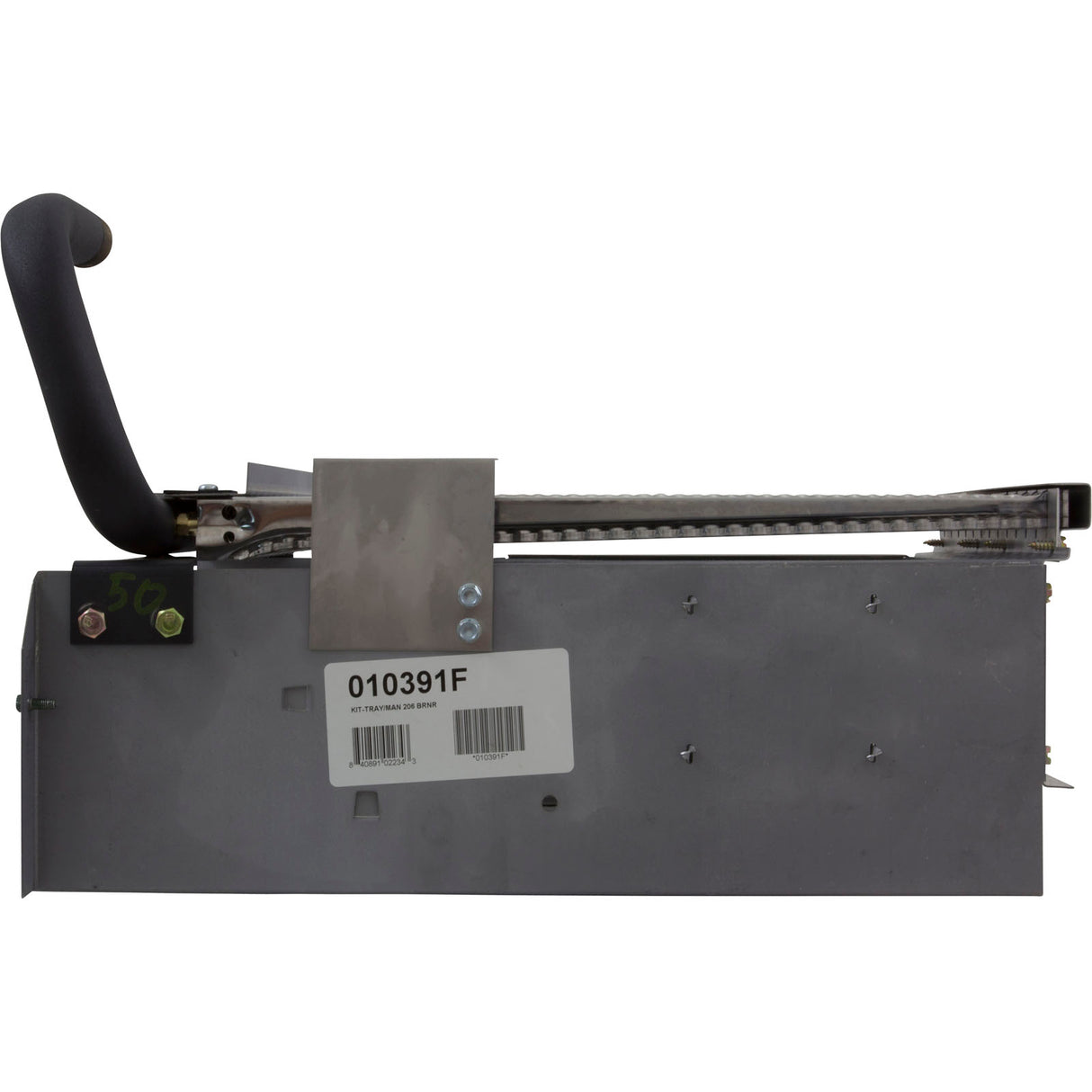 Burner Tray, Raypak Model 206A, with Burner, Sea Level : 010391F - Raypak - 840891022343 - PartsForSpas.com