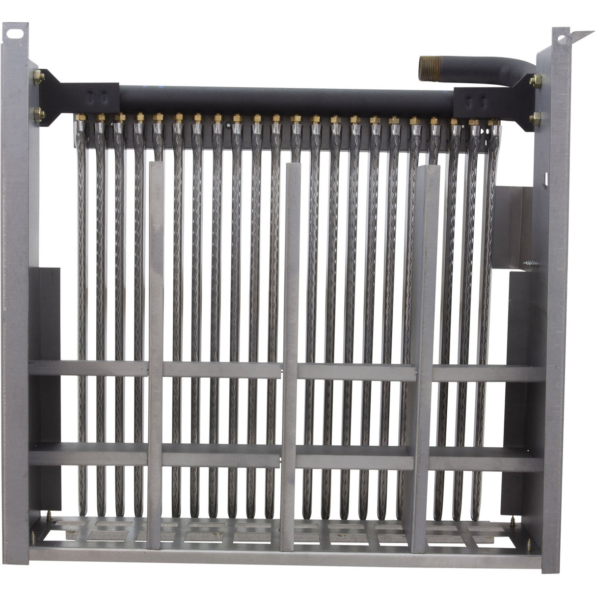 Burner Tray, Raypak Model 336A, with Burner, Sea Level : 010393F - Raypak - 840891023128 - PartsForSpas.com