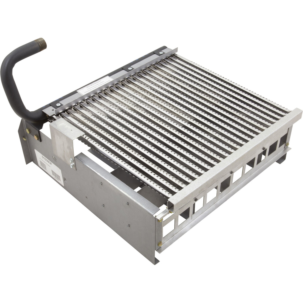Burner Tray, Raypak Model 336A, with Burner, Sea Level : 010393F - Raypak - 840891023128 - PartsForSpas.com