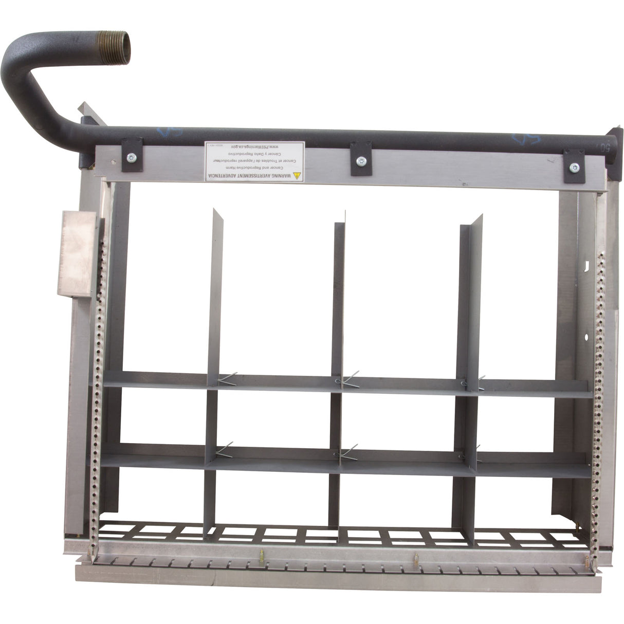 Burner Tray, Raypak Model 406A, with out Burner, Sea Level : 010398F - Raypak - 840891025375 - PartsForSpas.com