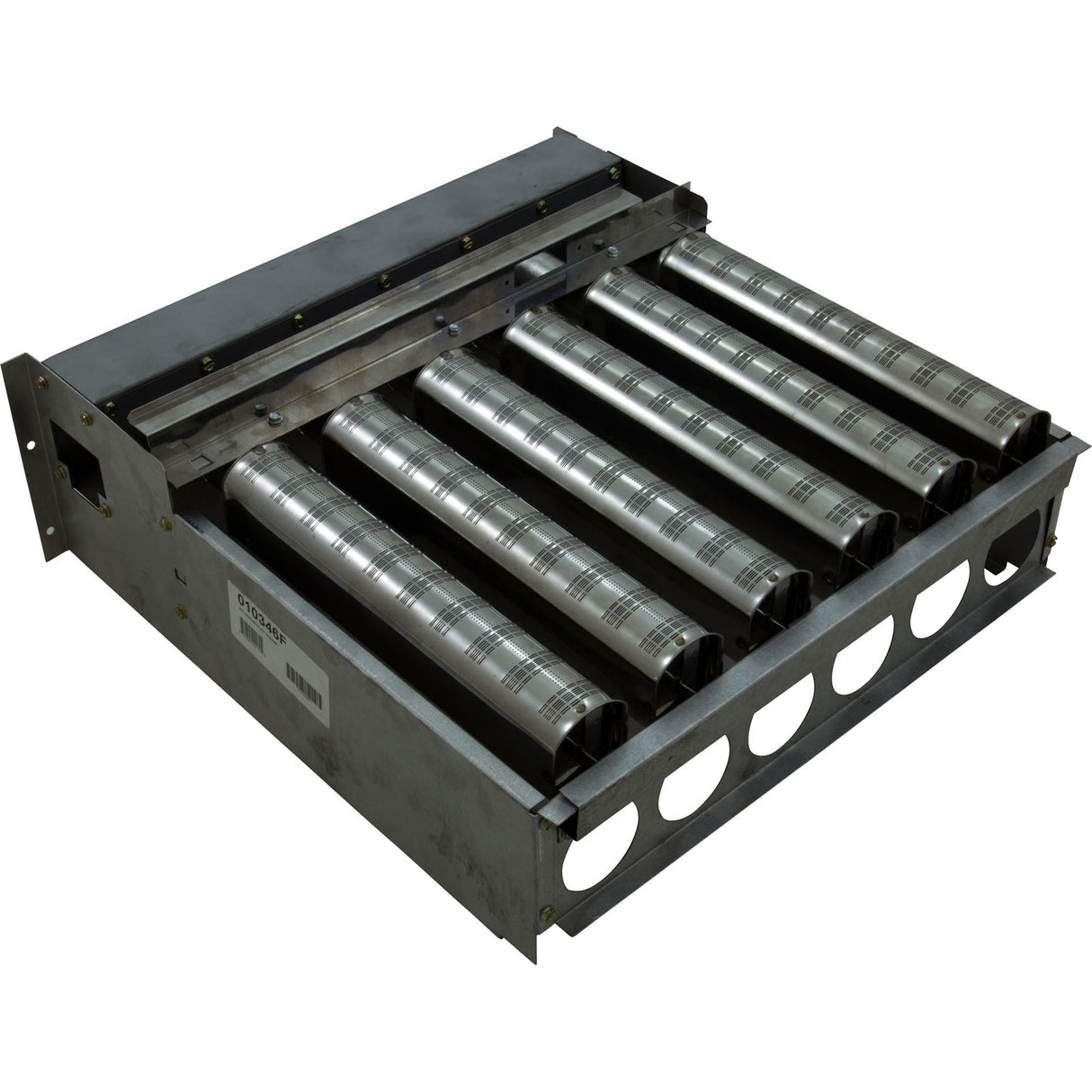 Burner Tray, Raypak Model 407A, with Burner, 0-5000 foot : 010346F - Raypak - 840891021704 - PartsForSpas.com