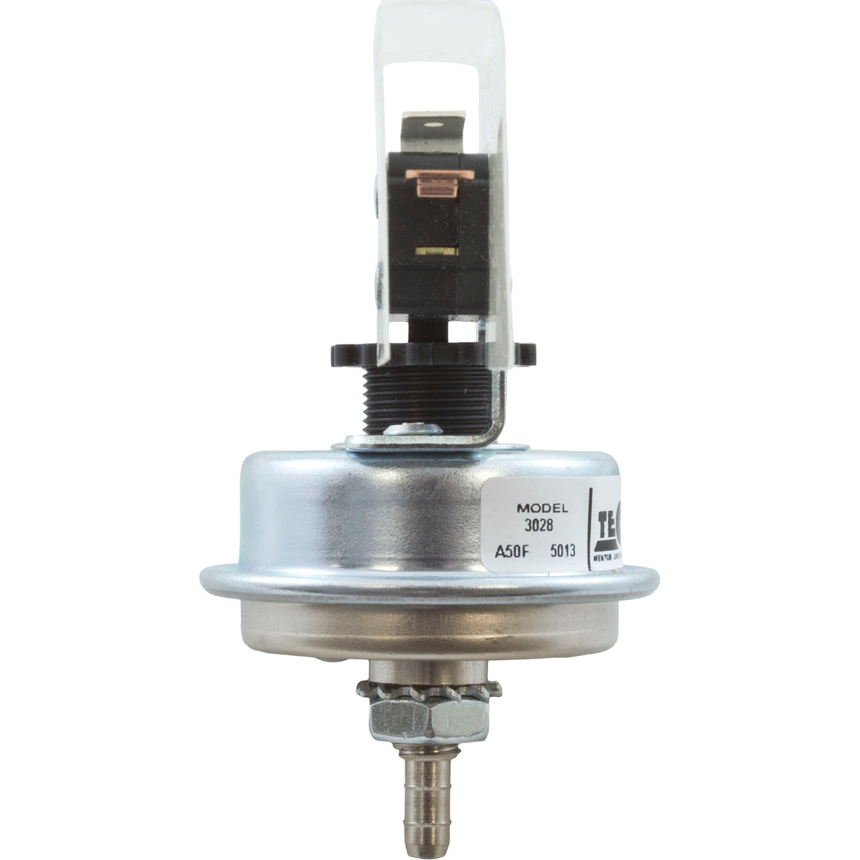 Pressure Switch 3028, 25A, Tecmark, 1/8" Barb, SPNO : 3028