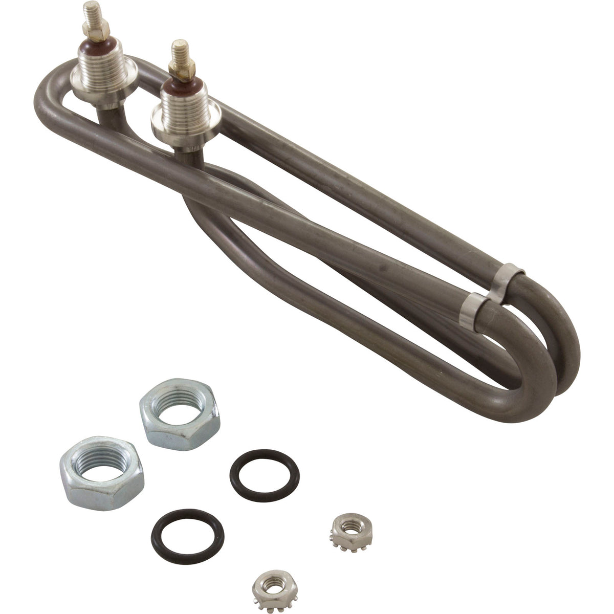 Flow Thru Element, 5.5kW, Hydro-Quip 8000, 7", 230v, Titanium : 12-0110G-K