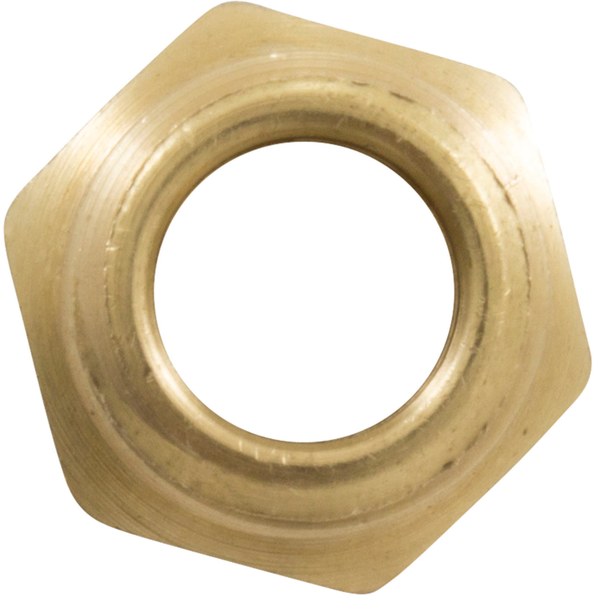 Reducer Bushing, 1/4"mpt x 1/8"fpt, Brass : 6AYW5