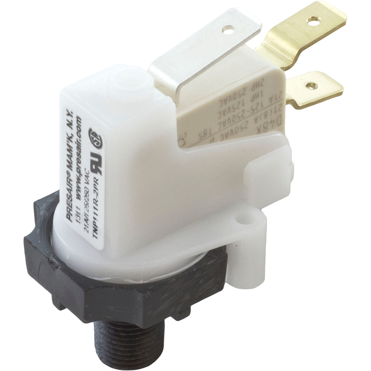 Pressure Switch, PresAirTrol Tinytrol, 21A, 1/8"mpt, SPDT, 2psi : TNP111E-2PR