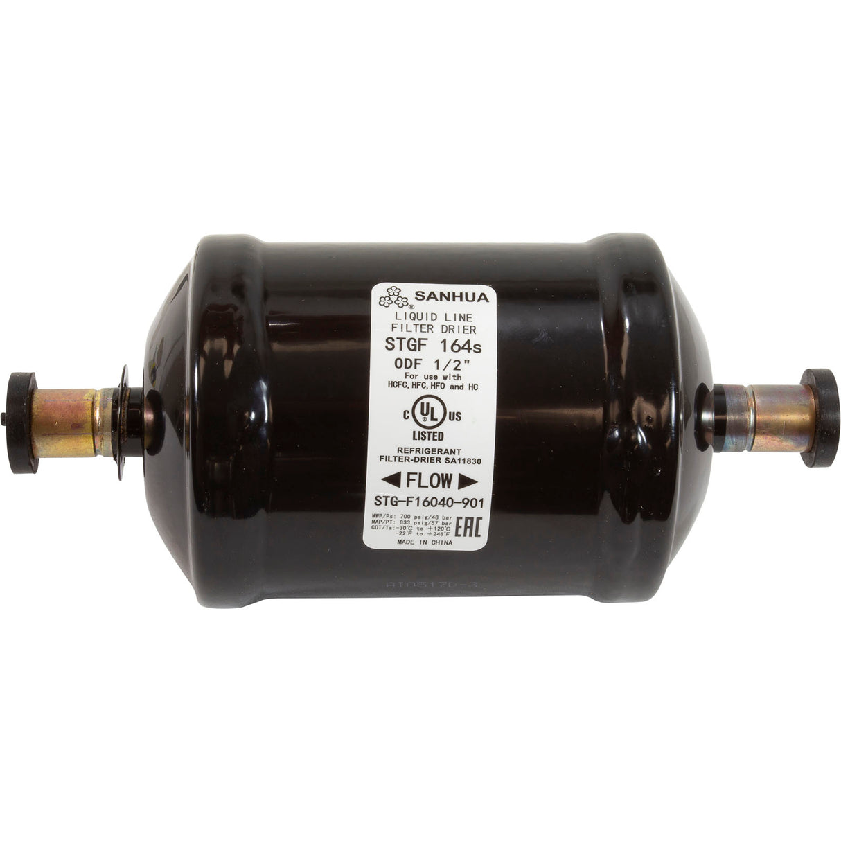 Drier Rvrsble 1/2"Solder Sporlan Hpc-164-S-Hh : 473139 - Pentair - 473139 - PartsForSpas.com