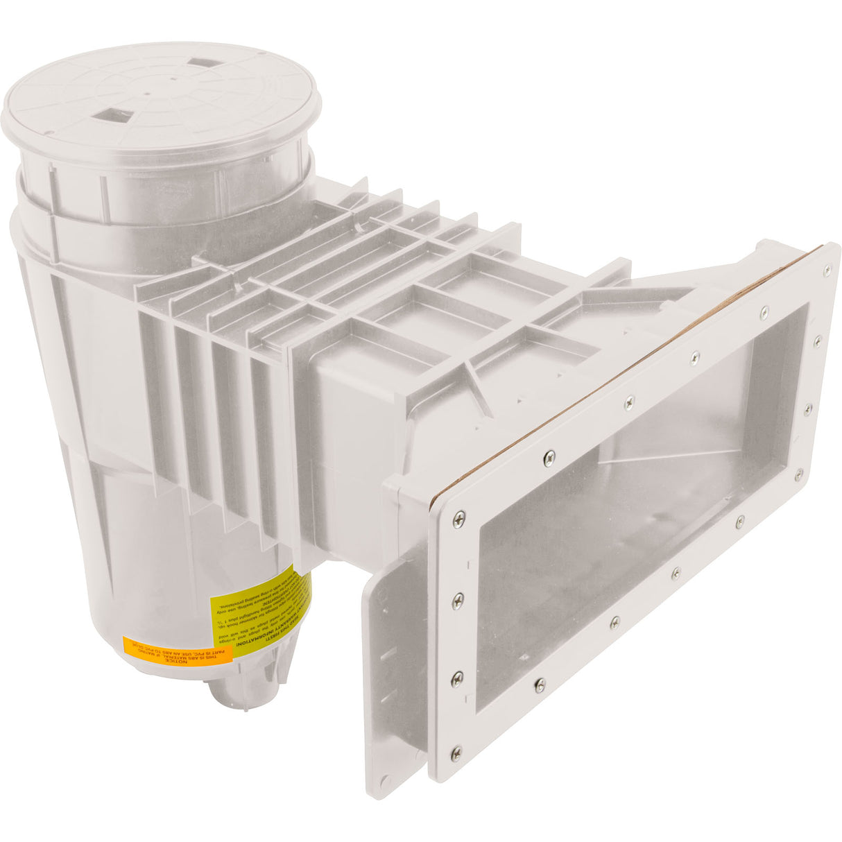 Skimmer Cmplt, Pent Bermuda WM, 1-1/2"fpt, Vinyl/Fiber, Wht : 506521