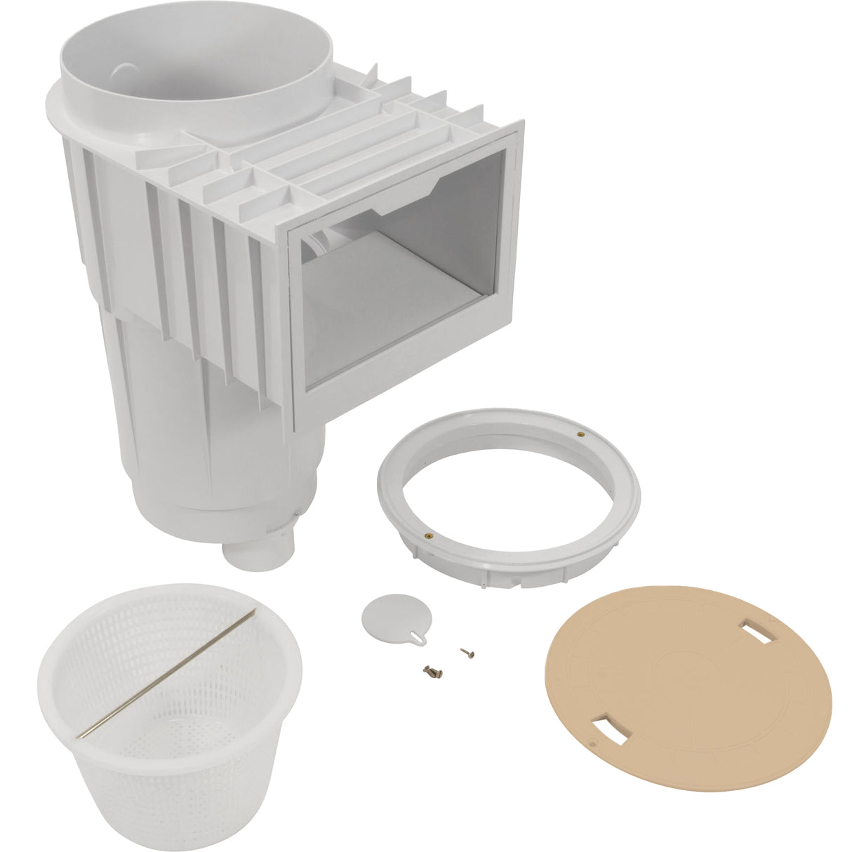 Skimmer Cmplt, Hayward SkimMaster SP1072S2, 2" x 2.5", Tan Cvr : SP1072S210 - Hayward - 0610377364904 - PartsForSpas.com
