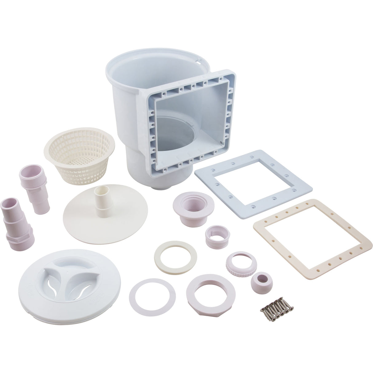 Skimmer Complete, Olympic, Above Ground, White : ACM192ABS - Champlain Plastics - ACM192ABS - PartsForSpas.com