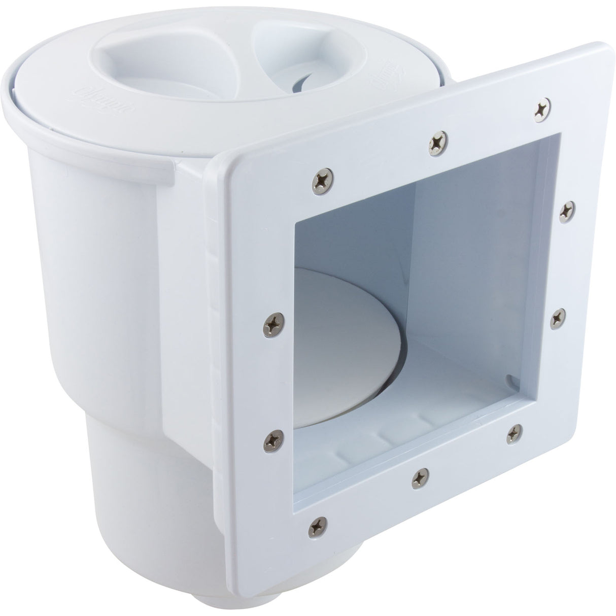 Skimmer Complete, Olympic, Above Ground, White : ACM192ABS - Champlain Plastics - ACM192ABS - PartsForSpas.com