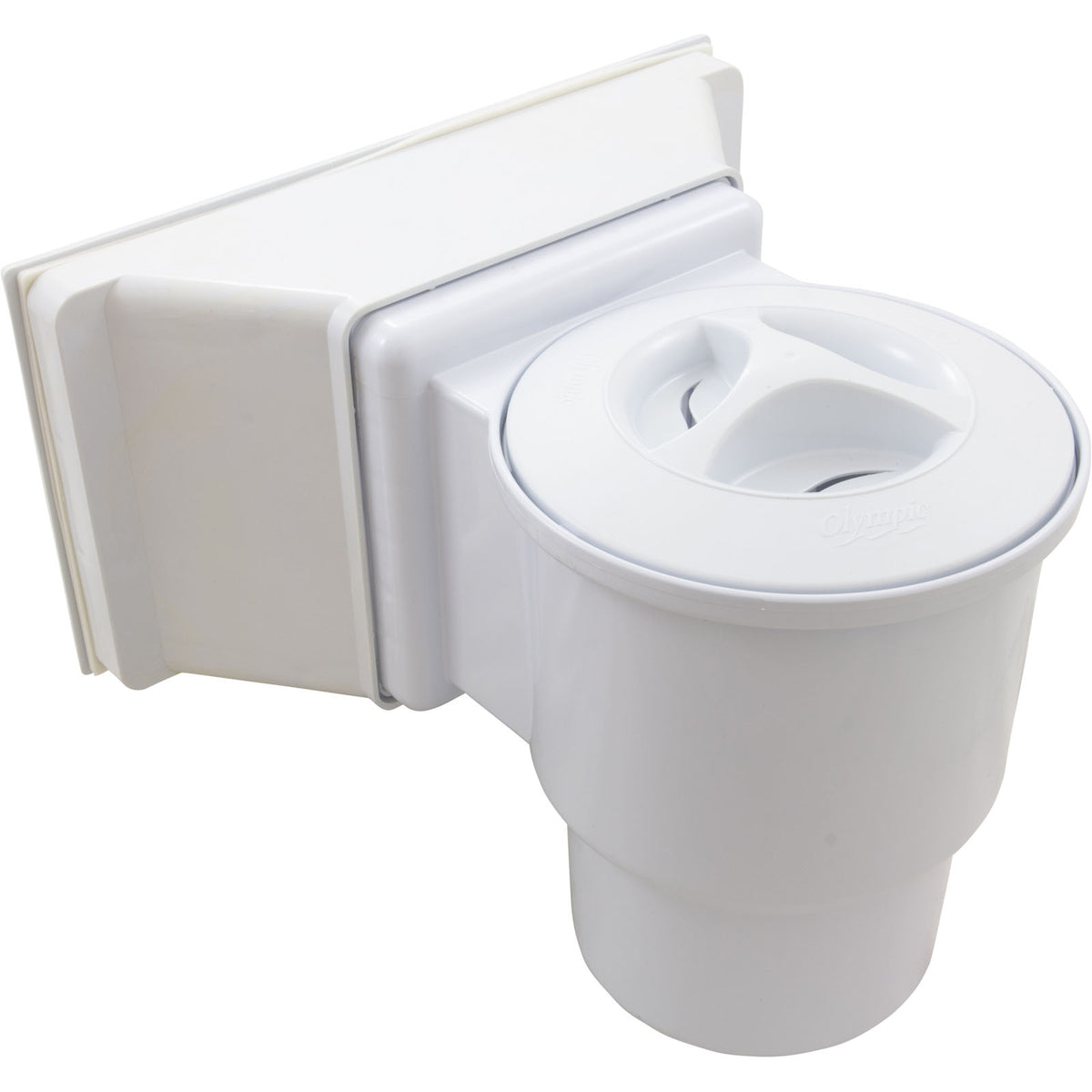 Skimmer Complete, Champlain Plastics, Wide Mouth, White : ACM19300 - Champlain Plastics - 063741994338 - PartsForSpas.com