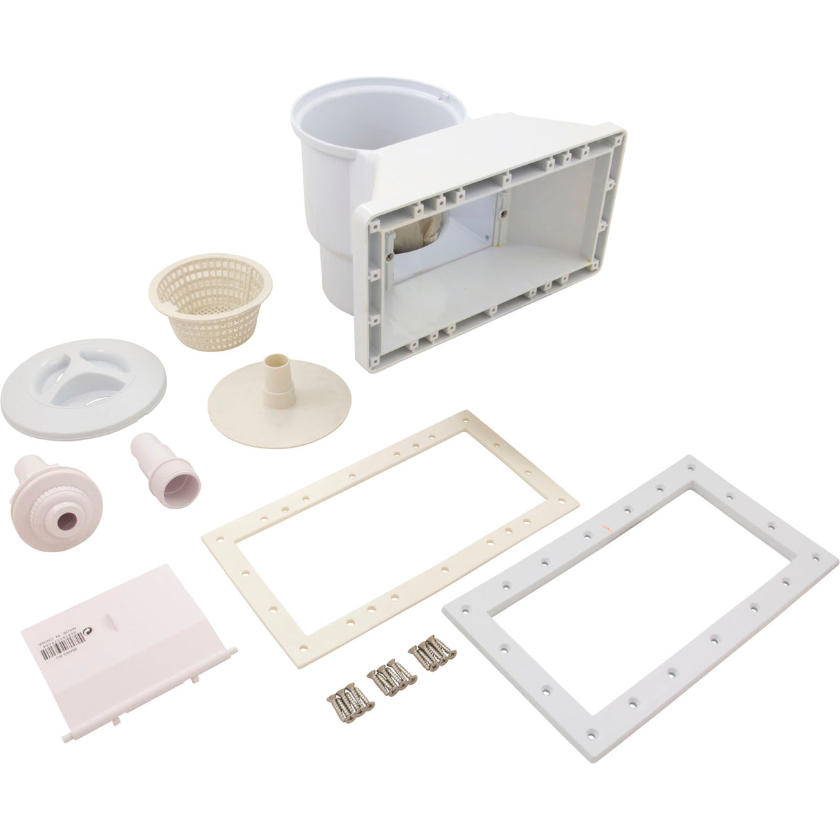 Skimmer Complete, Champlain Plastics, Wide Mouth, White : ACM19300 - Champlain Plastics - 063741994338 - PartsForSpas.com