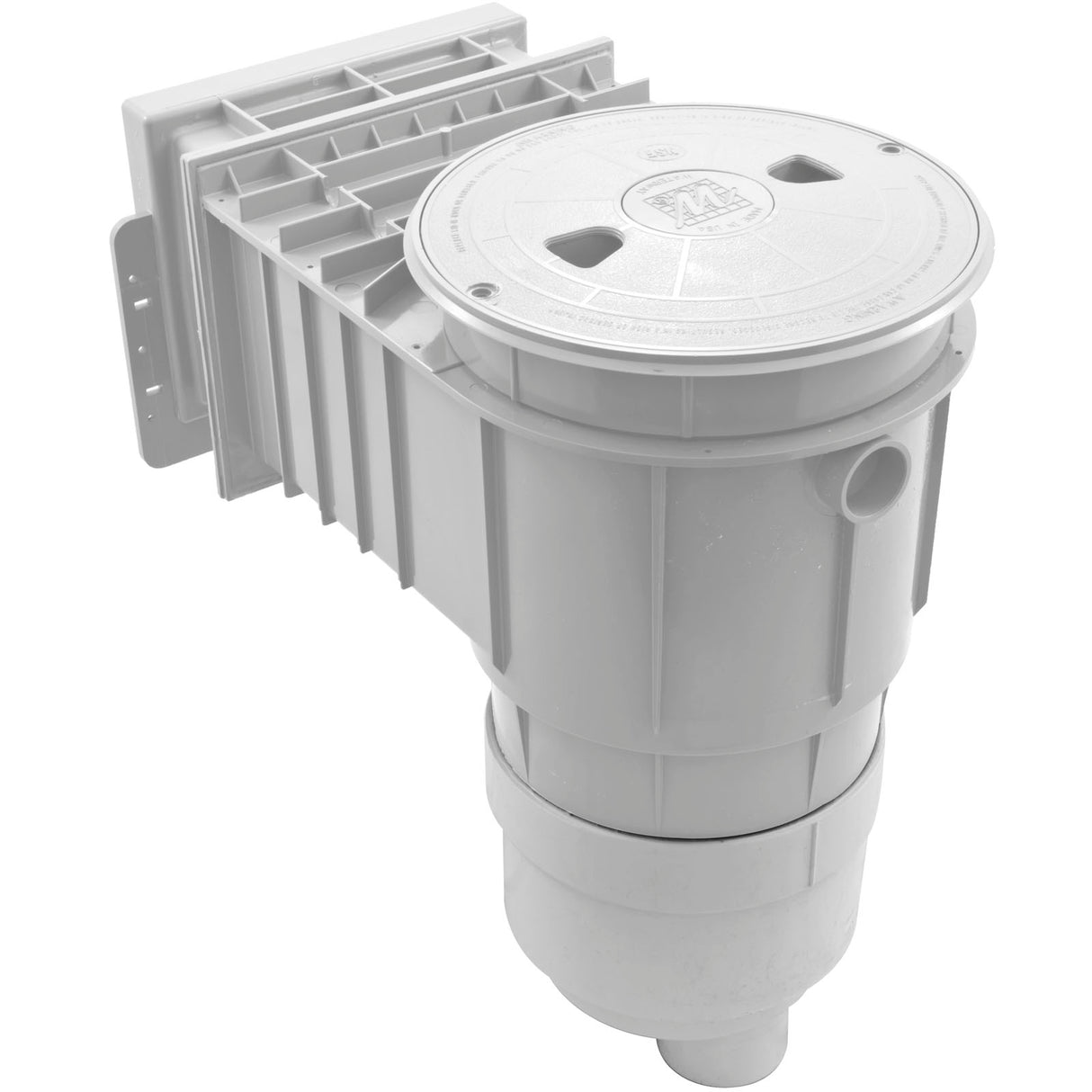 Skimmer Complete, WW Renegade, Pool Fiberglass, 2", White, Round : 540-8620
