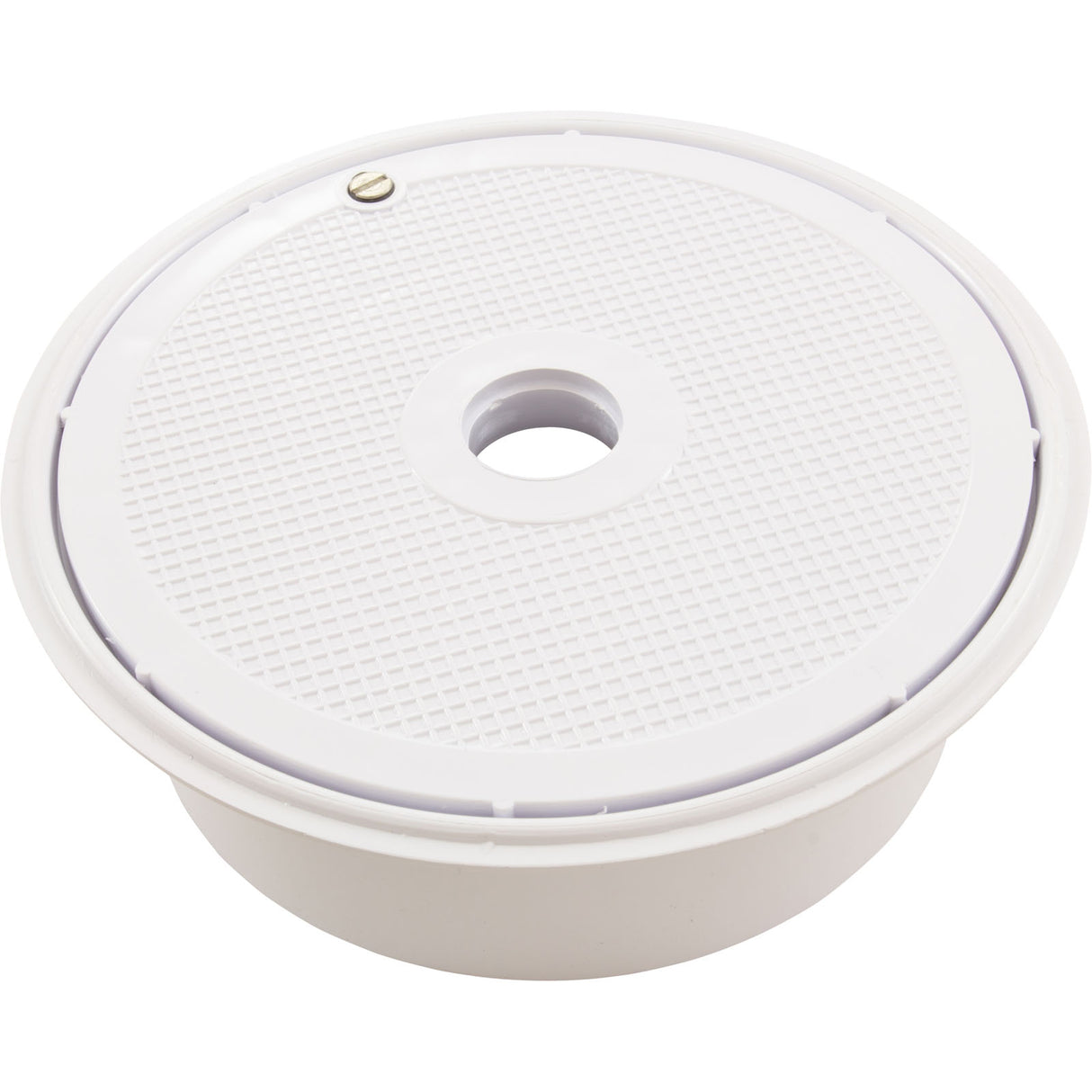 Skimmer Lid, Pentair, 6", w/ Ring, White : 86300100 - Pentair - 86300100 - PartsForSpas.com