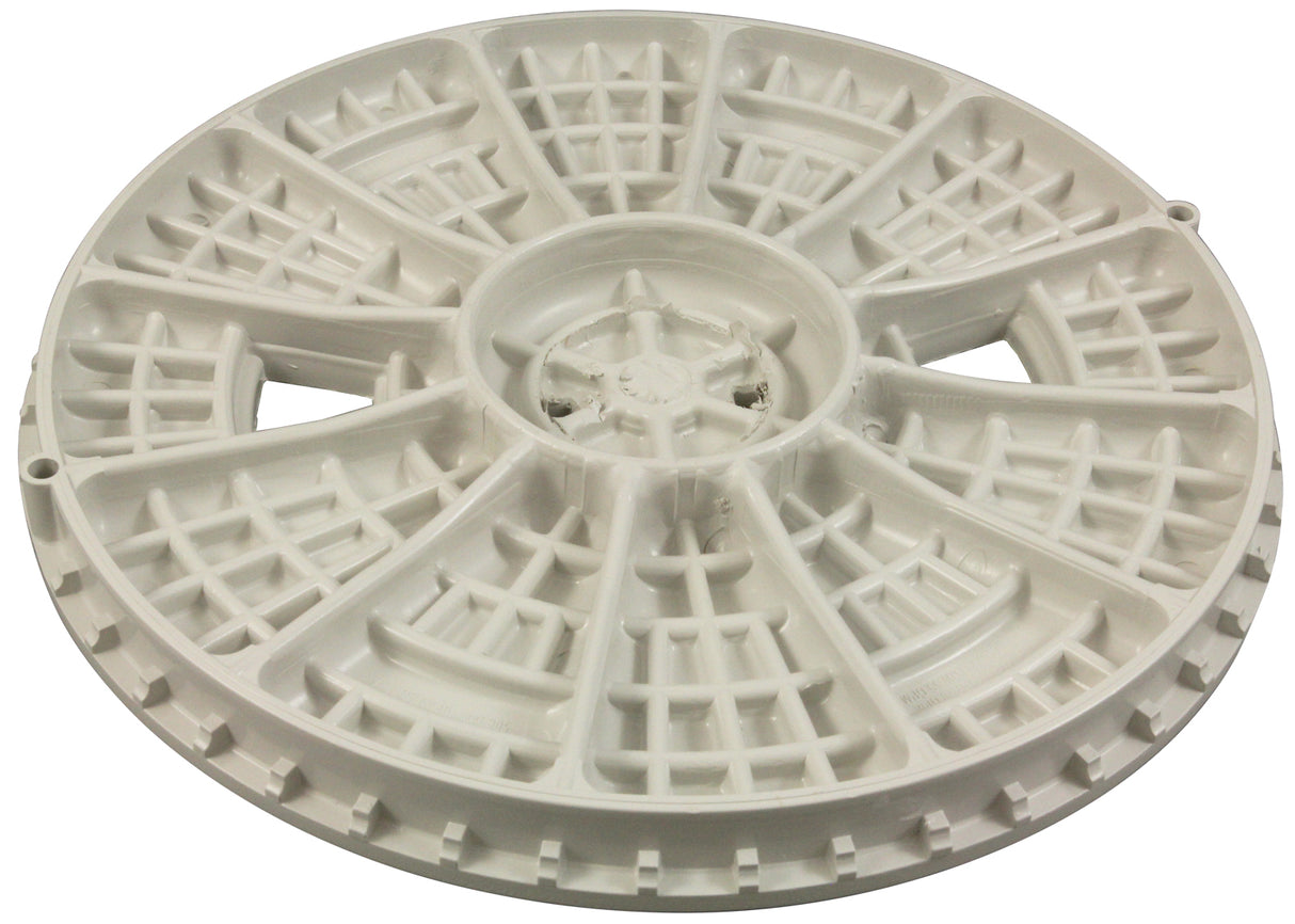 Skimmer Lid, Pentair Bermuda, 9-3/16"od, White : 516215Z