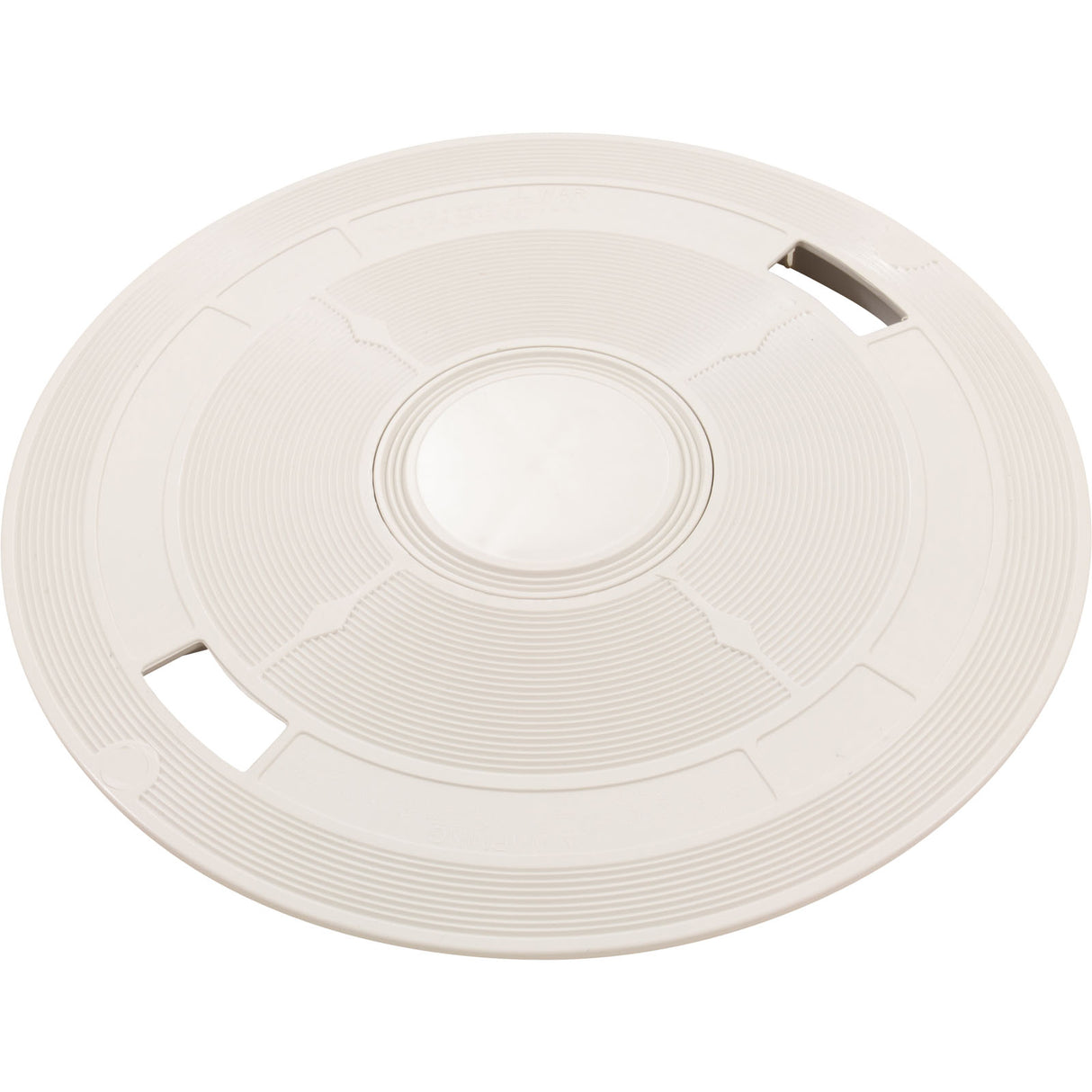 Skimmer Lid, Baker Hydro, 9-7/8"dia, w/o Thermometer, Wht, Gen : L2R - Pentair - 807318004382 - PartsForSpas.com