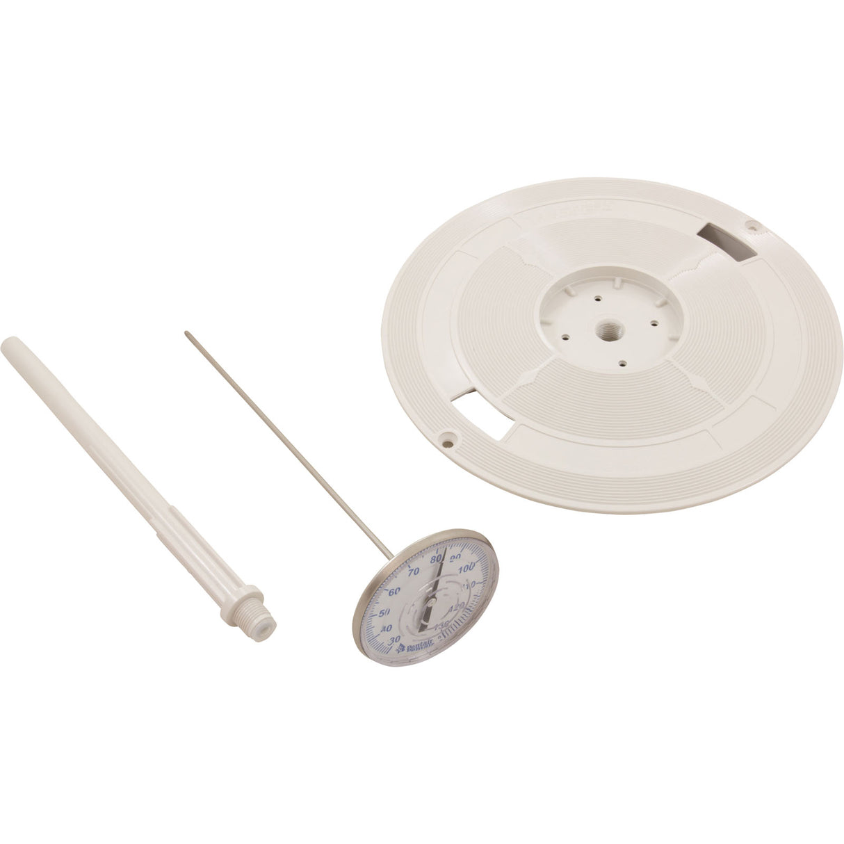 Skimmer Lid, Pentair, w/Thermostat, 9-7/8" Diameter, White : L1 - Pentair - 807318004085 - PartsForSpas.com