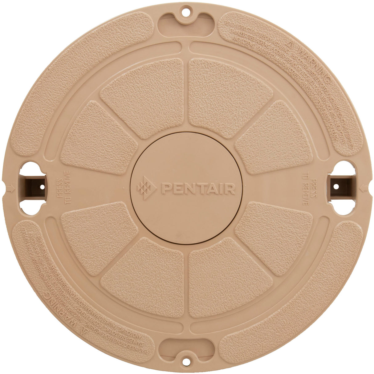 Skimmer Lid, Pentair, Admiral S15/S20, Lockdown, Tan : 85007430 - Pentair - 788379625771 - PartsForSpas.com