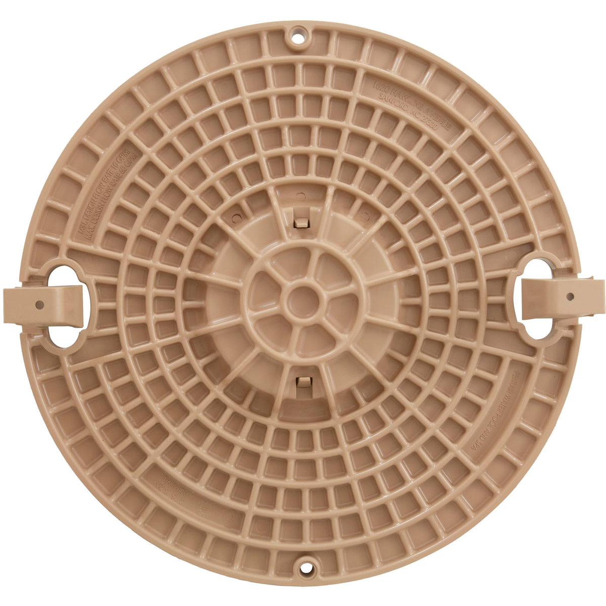 Skimmer Lid, Pentair, Admiral S15/S20, Lockdown, Tan : 85007430