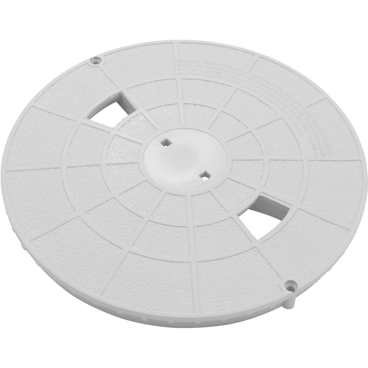 Skimmer Lid, Pentair/PacFab Bermuda, 9-3/16"od, White : 516215 - PacFab/Pentair - 516215 - PartsForSpas.com