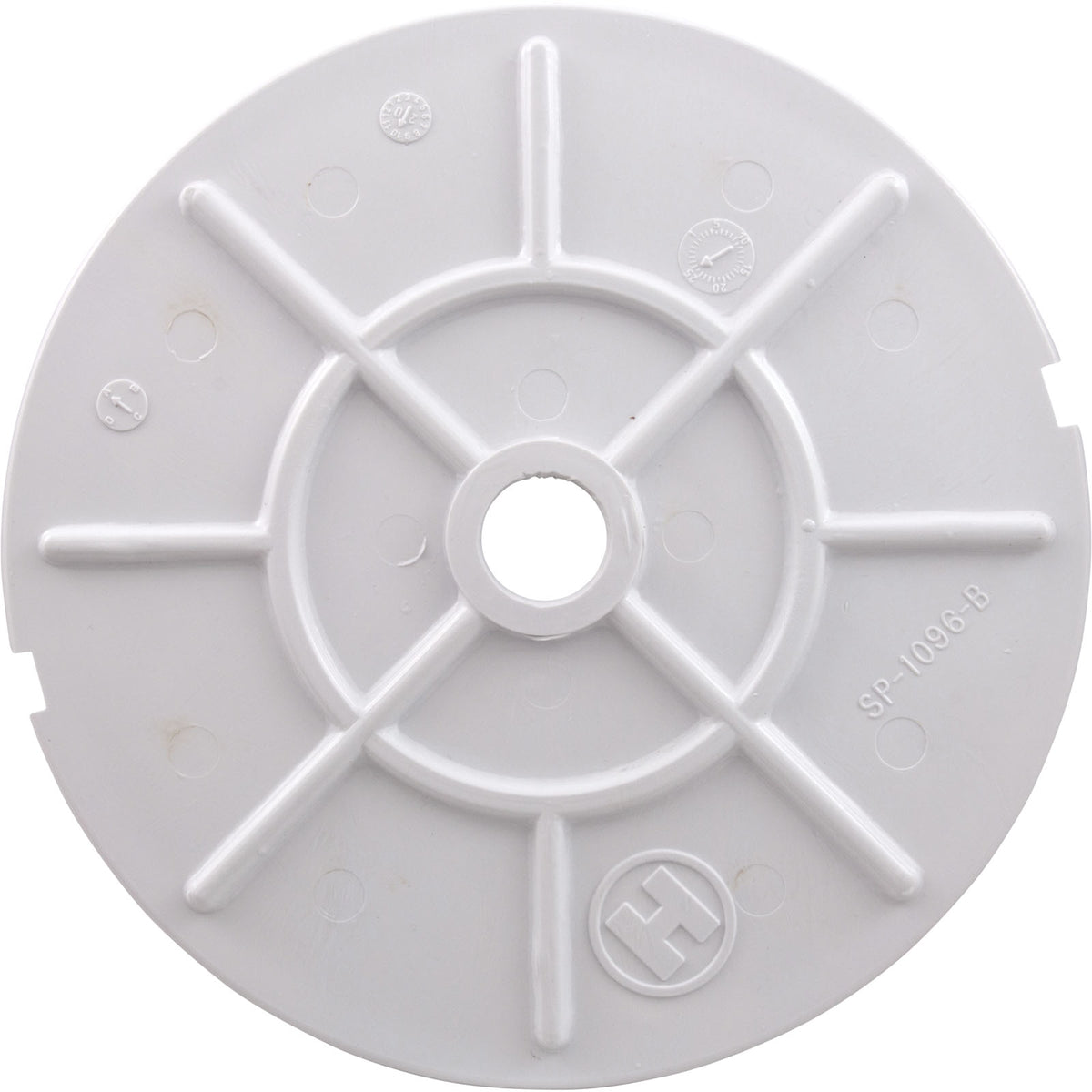 Lid, Hayward SP1090/1092/1096/1097/1098, 6-5/8"dia, White : SPX1096B - Hayward - 0610377037747 - PartsForSpas.com