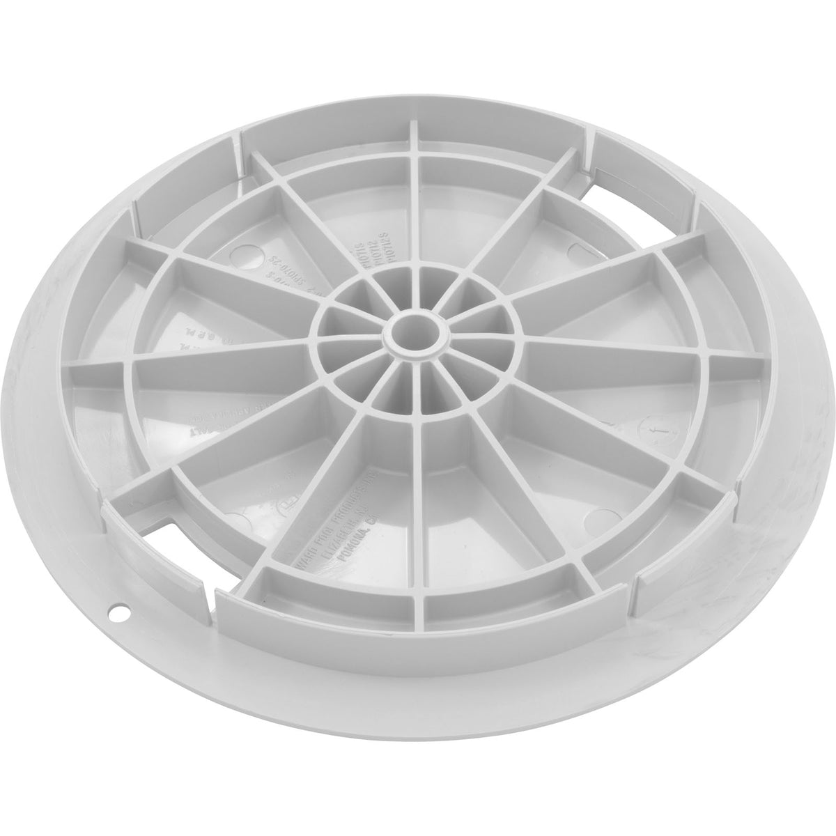 Lid, Hayward SP1070 Skimmer, 9-7/8"OD, White : SPX1070C