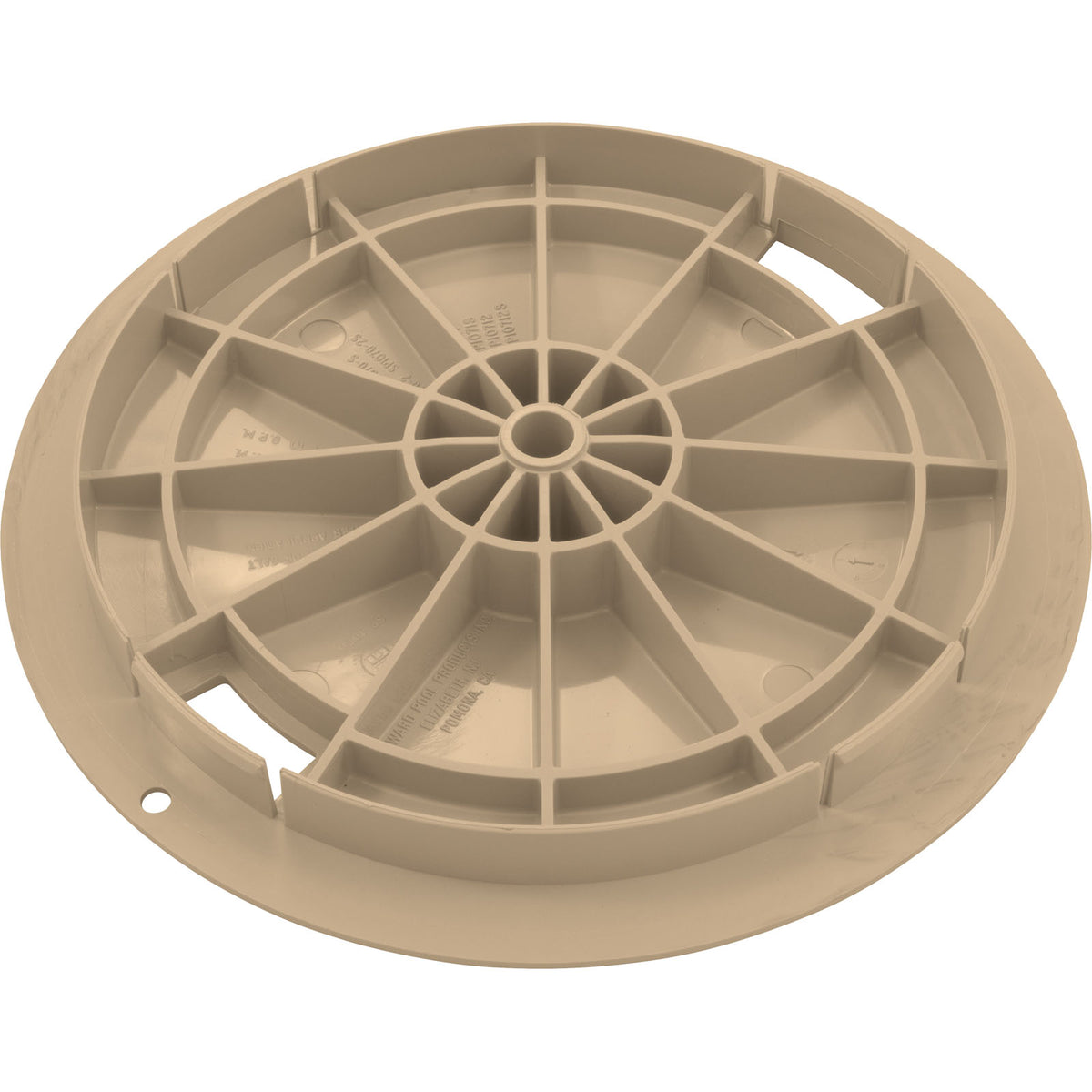 Lid, Hayward SP1070 Skimmer, 9-7/8" OD, Tan : SPX1070C10